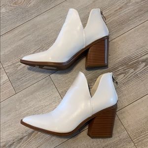 White Booties size 7.5